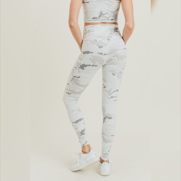 Snow Camo Highwaist Leggings - Picture 2 of 5